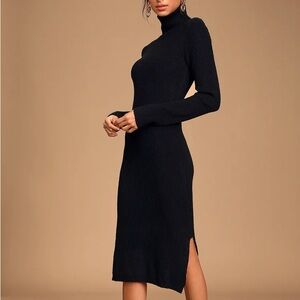 Abercrombie Elegant Black Knit Dress. Size small!